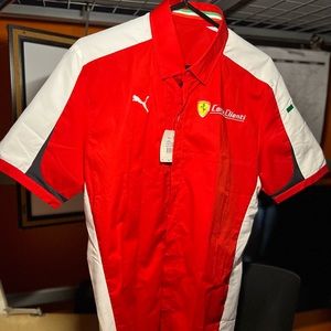 Puma Ferrari Corse Clienti Button Down Shirt